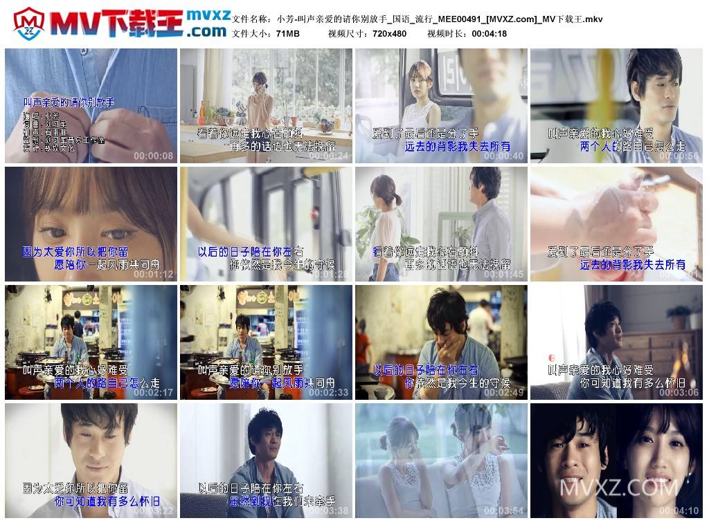 小芳-叫声亲爱的请你别放手_国语_流行_MEE00491